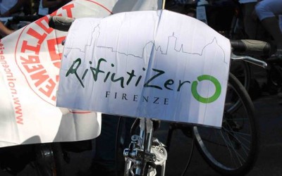 A Firenze in 200 pedalano per Rifiuti Zero