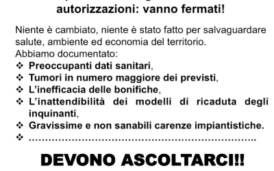 NO ALL’INCENERITORE DI SCARLINO – manifestazione 4 settembre