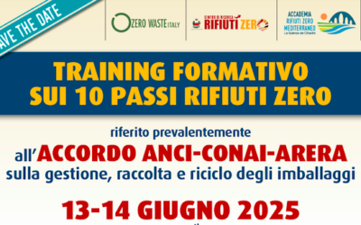 Training Formativo sui “10 Passi Rifiuti Zero”: 13 e 14 giugno a Capannori (LU)